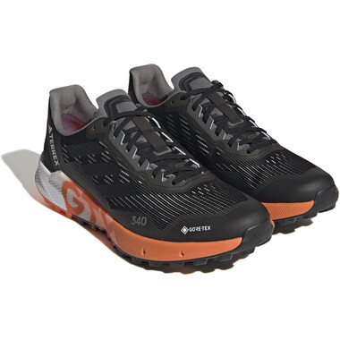 ADIDAS TERREX AGRAVIC FLOW 2 GTX Trail Shoes Black/White/Orange 2023 0